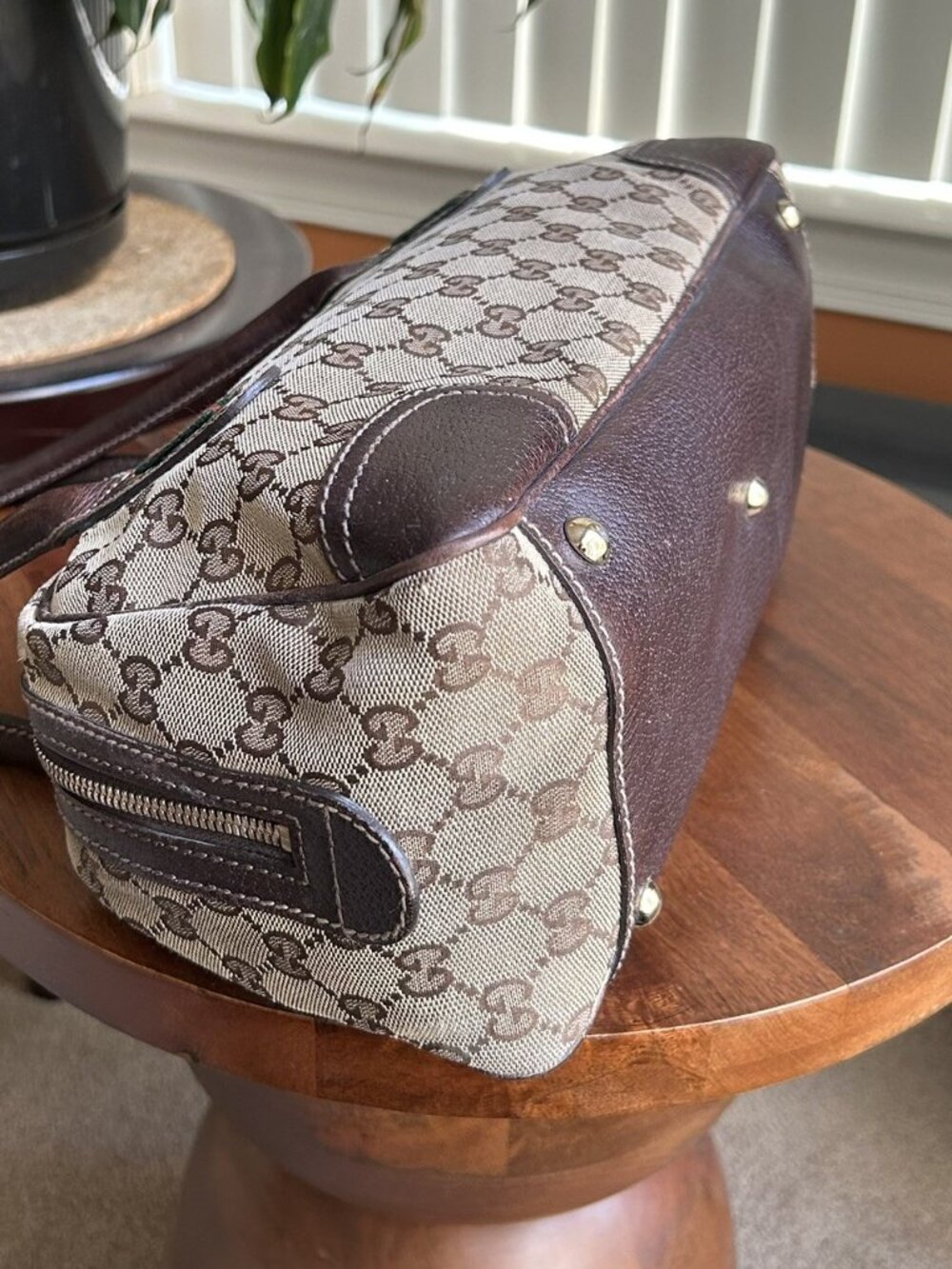 GUCCI GG Princy Boston Bag, Tan, Brown - Picture 13 of 16